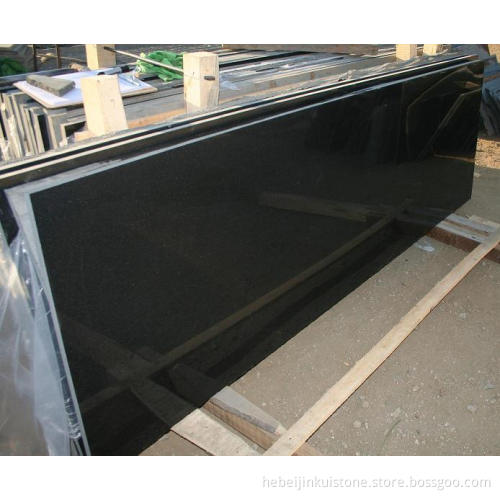 JK Polished Hebei Black/ Shanxi Black Granite Slabs